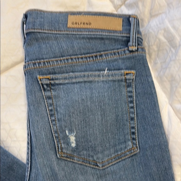GRLFRND Candice Blue Skinny Jeans with Distressed Details - Picture 8 of 8